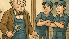 Dowcip: Profesor wzywa hydraulika do kranu