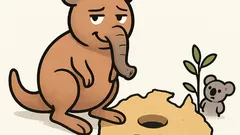 Dowcip: Co wyjdzie ze słonia i kangura?