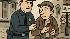 Dowcip: Policjant łapie złodzieja na gorącym uczynku...