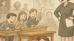 Dowcip: Mateusz pod ławką na geografii rodzi