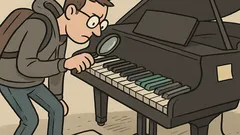 Dowcip: Podchodzi informatyk do fortepianu…