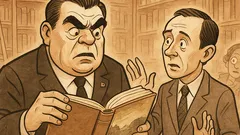 Dowcip: Breżniew w bibliotece u Gierka…