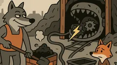 Dowcip: Wilk zbudował elektrownię… system działał?