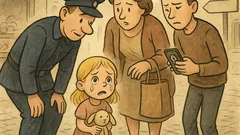 Dowcip: Mała dziewczynka płacze na ulicy…