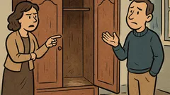 Dowcip: Mężu, musimy kupić nową szafę