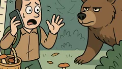 Dowcip: Zabłądził facet w lesie na grzybach