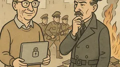 Dowcip: Gates i Stirlitz patrzą na ogień