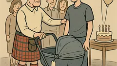 Dowcip: Szkot mówi synowi w urodziny...