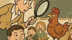 Dowcip: Nauczycielka pyta o zęby kury