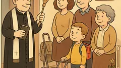 Dowcip: Ksiądz pyta Jasia, do którego kościoła...