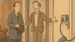 Dowcip: Facet ogląda luksusowe mieszkanie na przedmieściu