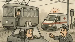 Dowcip: Egzamin na prawo jazdy i tajemniczy motocyklista