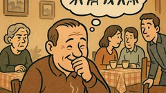 Dowcip: Siedzi facet w restauracji i chichocze